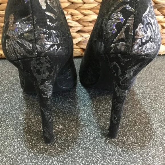 Jessica Simpson Black Lace Heels - Picture 11 of 14